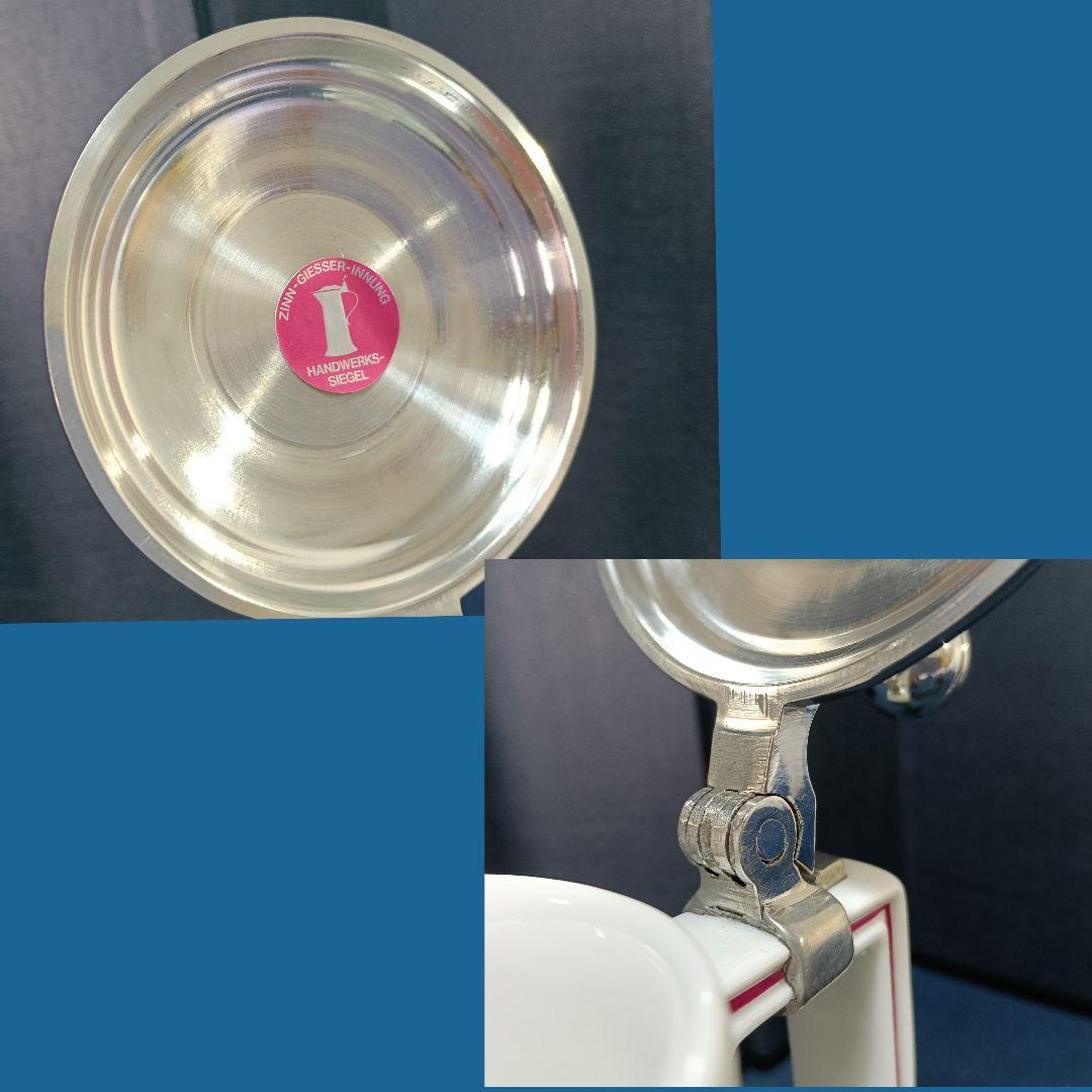 キリンビアマグコレクション ヘキスト ドイツ 足付蓋付 栞 共箱未使用