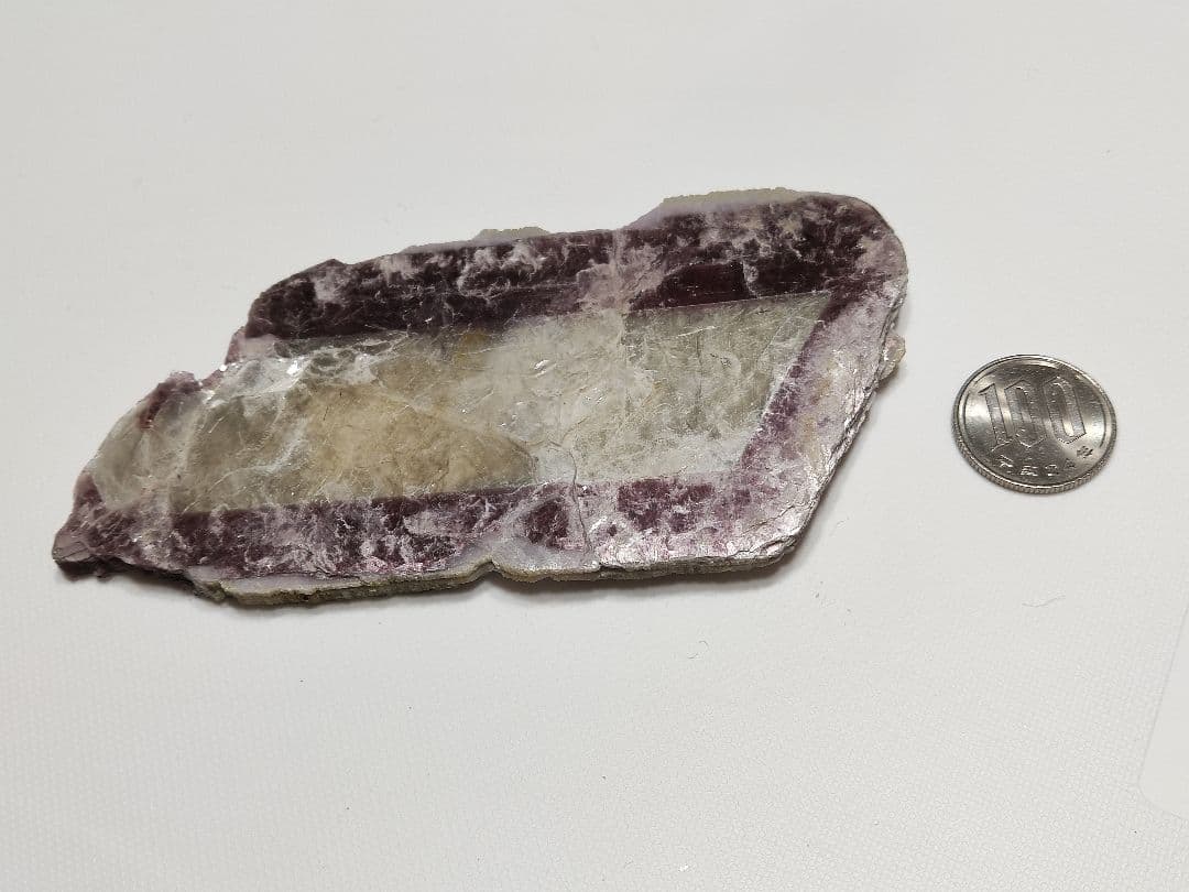 パワーストーン バイカラーリチア雲母 レピドライト 天然石 69g N.227