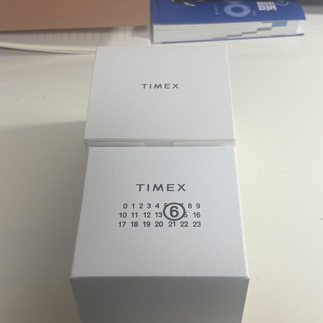 新品同様 MM6タイメックス ウォッチリング シルバーS/M メゾンマルジェラ