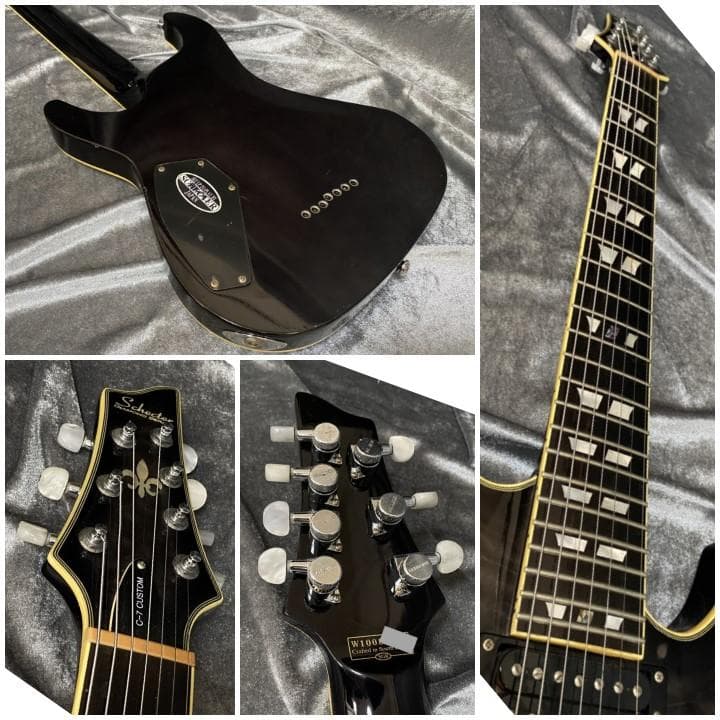 Schecter C-7 Custom 7弦モデル セイモア・ダンカンPU搭載