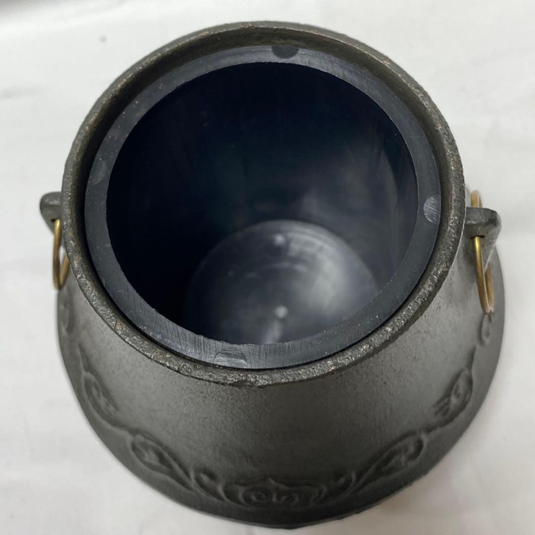 唐銅 鬼面風炉釜 コレクション用