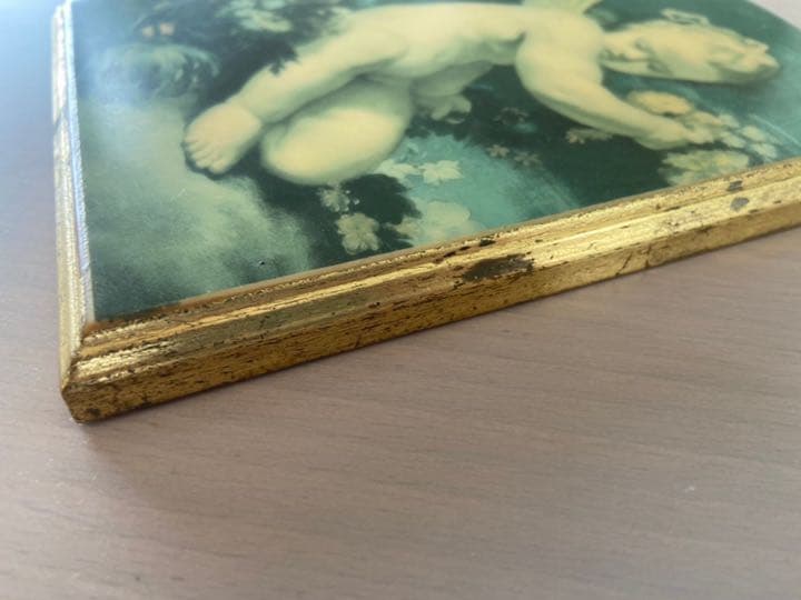 イタリア製 板絵 エンジェル お部屋のインテリアに