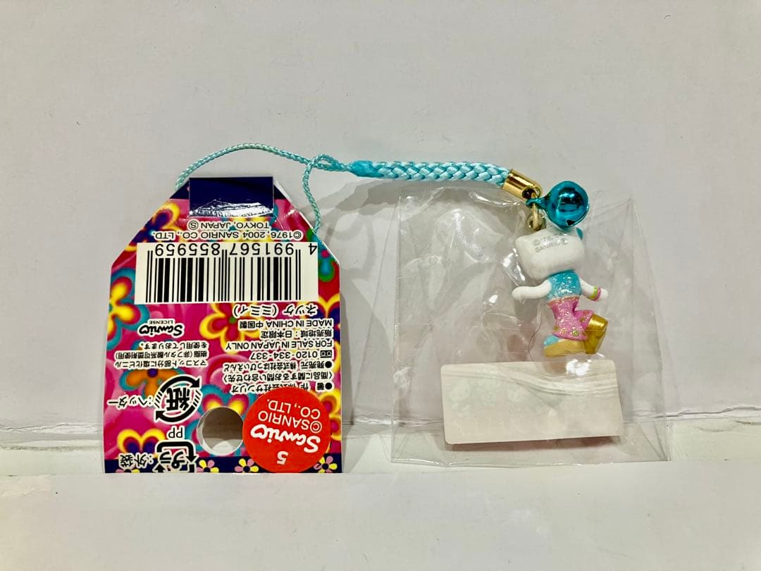 合*3様 ハローキティ 根付 KITTY&MIMMY ミミィ根付 脚長　最低入札