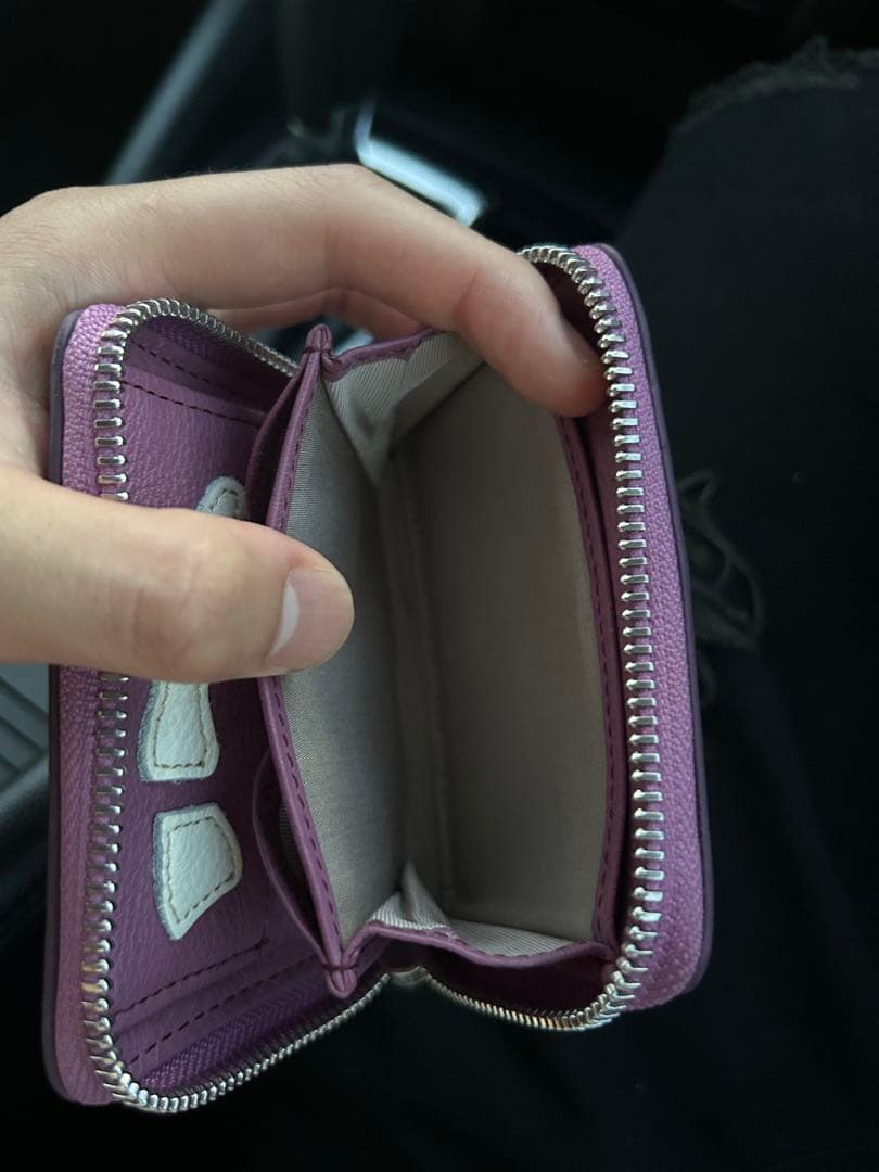 Kapital Bone レザー ウォレット　パープル　財布 ボーン 骨