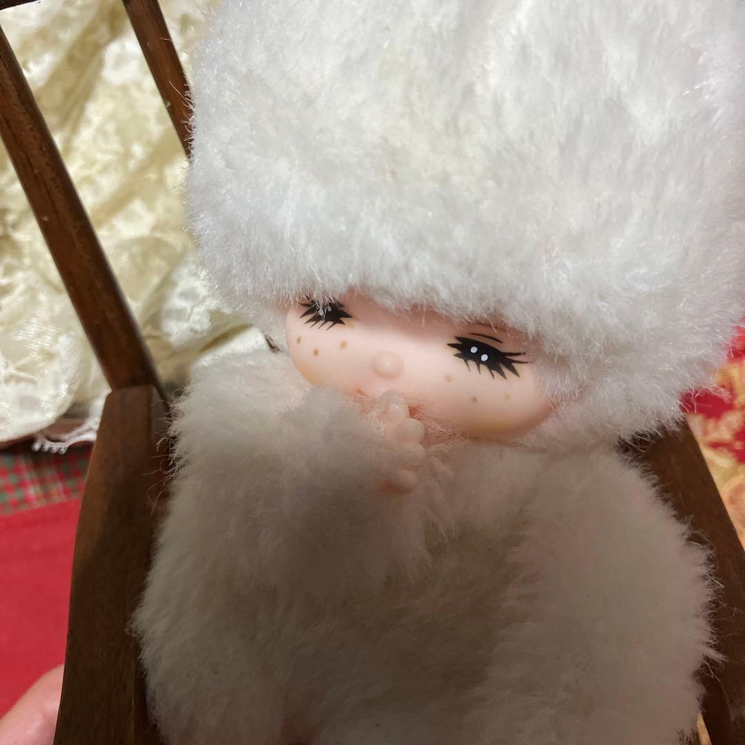 レトロぬいぐるみ　人形　うさぎ　ハニートイズ　モンチッチ 指しゃぶり人形