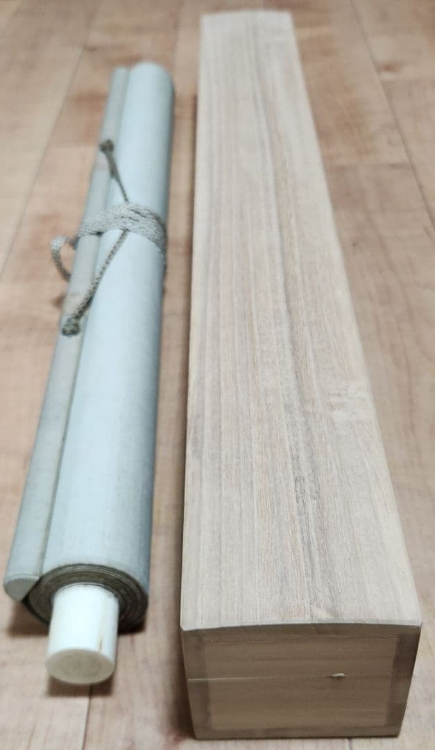 笹桃に雀図】五島耕畝 2698 掛け軸 肉筆 - メルカリ