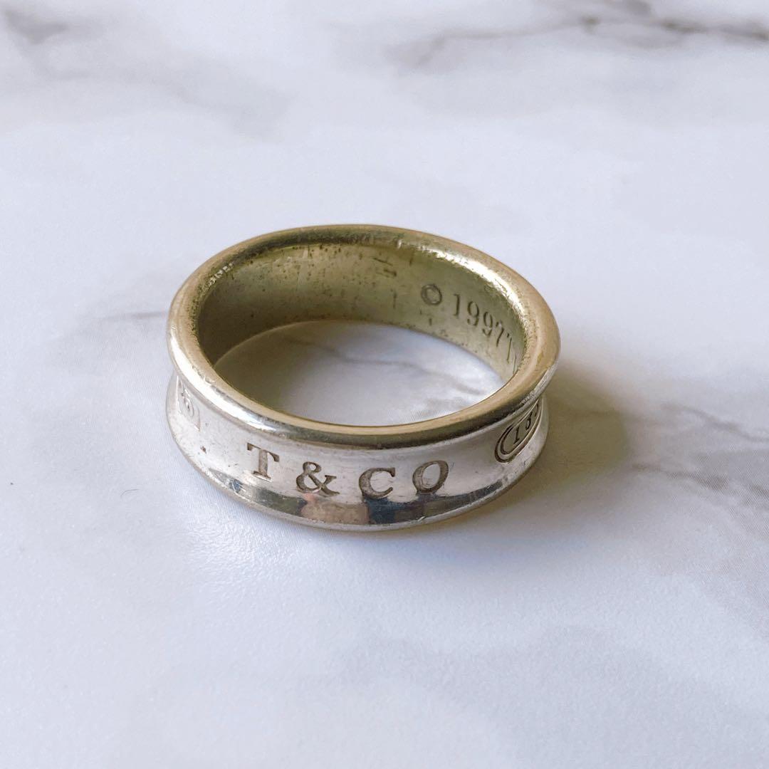 Tiffany & Co. ティファニー 1837 ナローリング シルバー 18