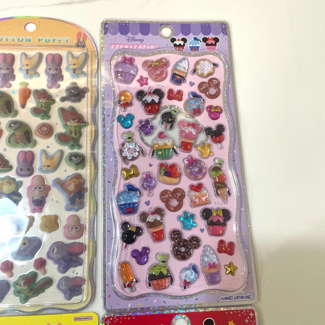 ディズニーボンボンドロップシール6点セット