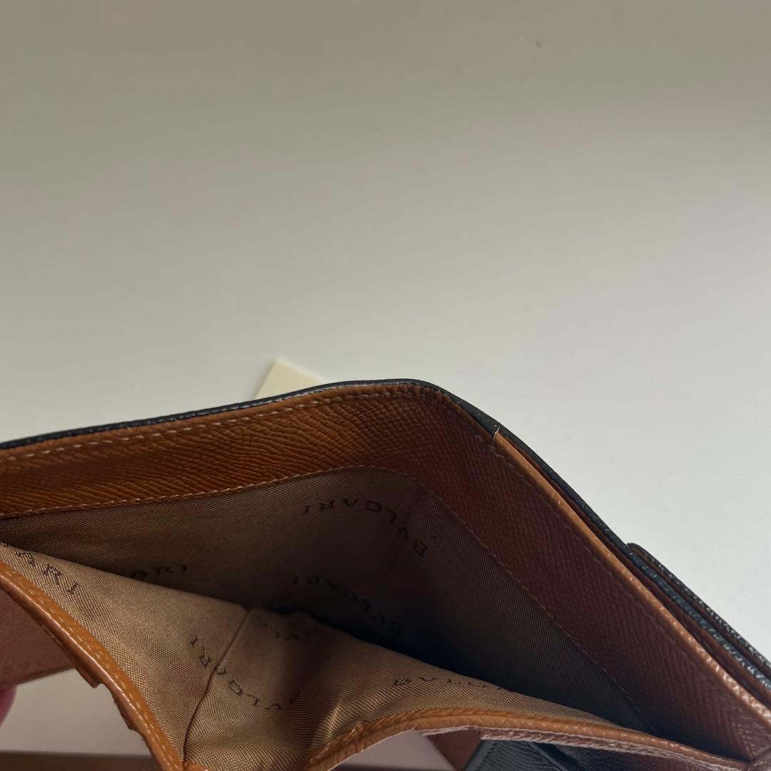 55 極上美品 BVLGARI ブルガリ 2つ折り財布