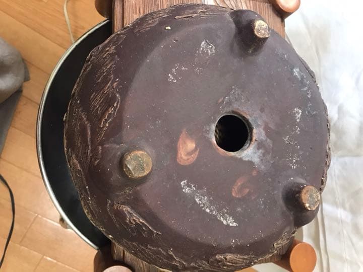 盆栽鉢 松皮盆栽鉢手作り盆栽鉢希少植木鉢山野草鉢3つ