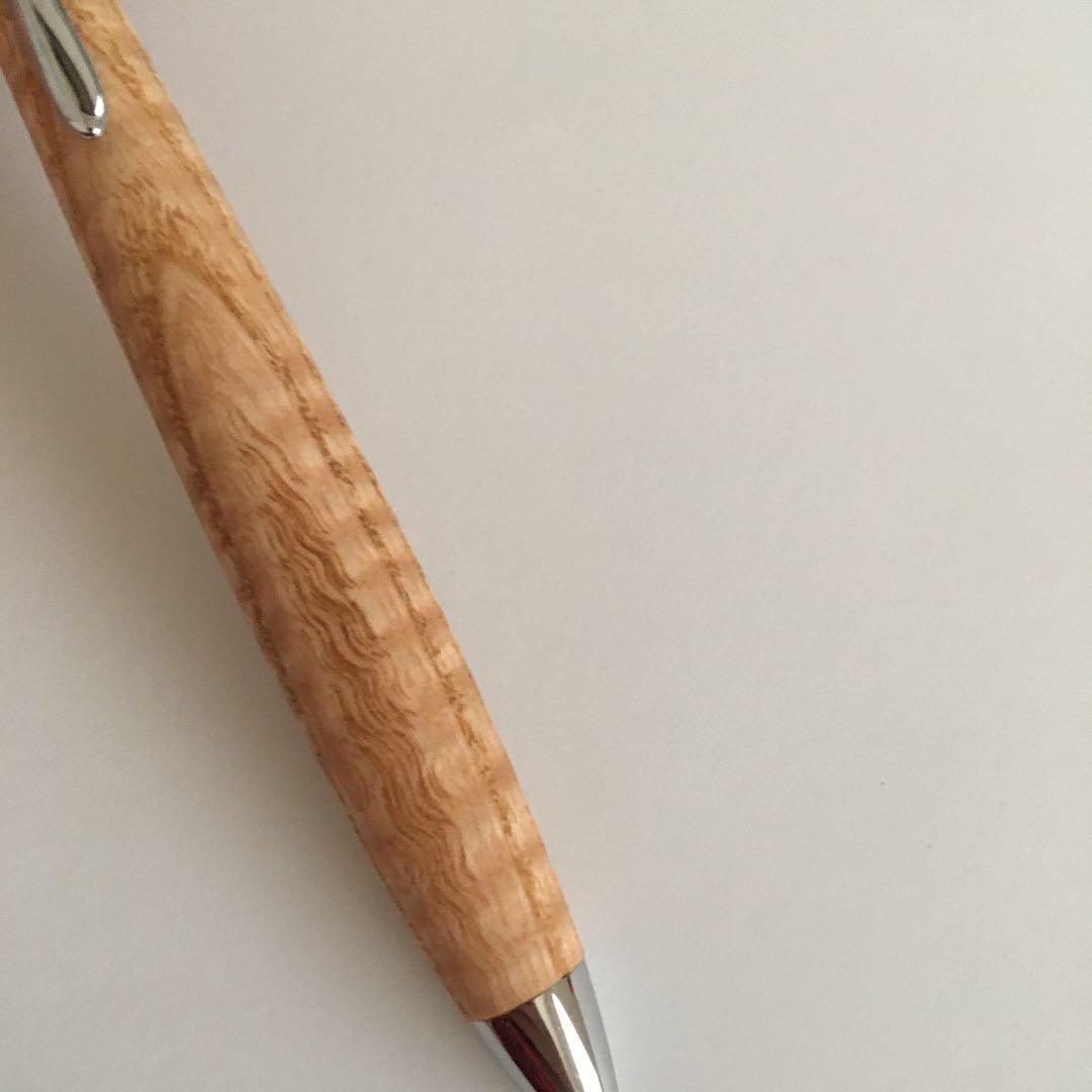 工房楔 ペンシル楔 0.5 タモ縮杢 シャーペン シャープペンシル 木軸ペン