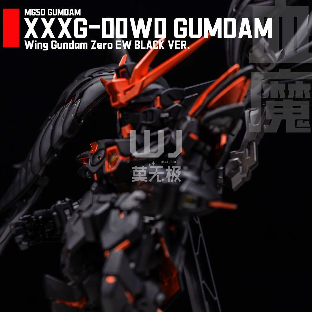 MGSD】ウイングガンダムゼロEW ブラッドデビル 未組立 - メルカリ