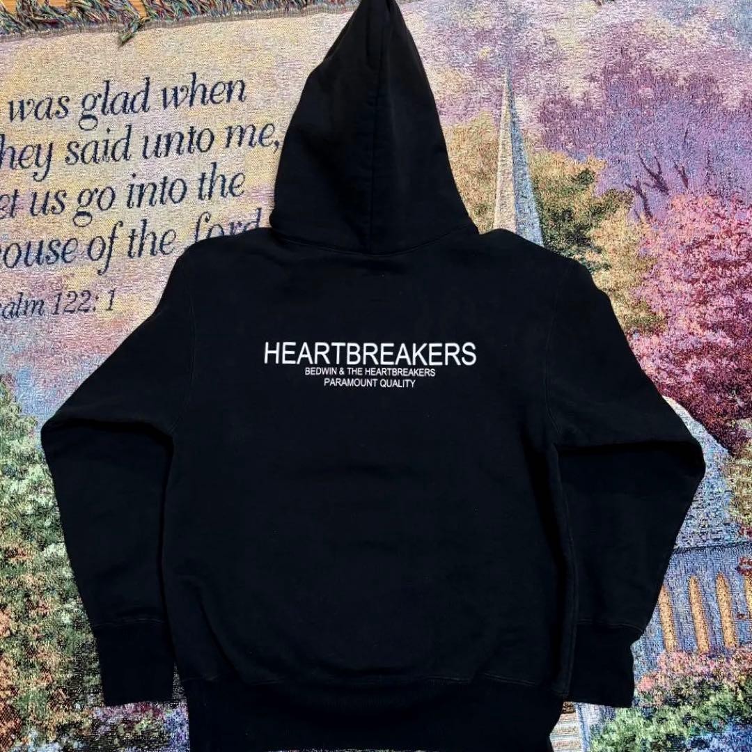 極美品　BEDWIN・PEANUTS ブラック パーカー N2