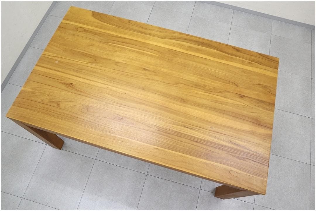 スキャンティーク LOIS ダイニングテーブル 天然木 チーク材 無垢材