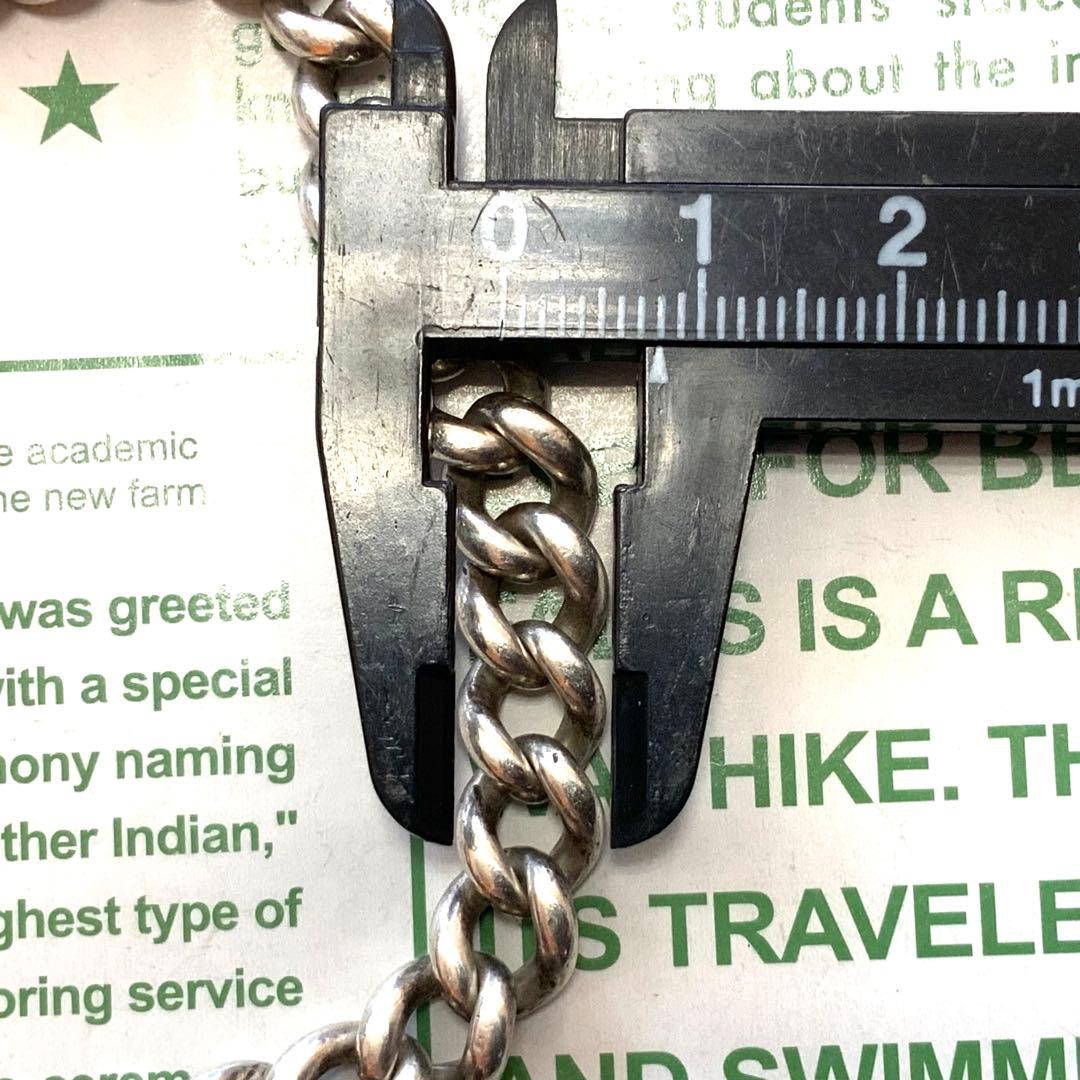 アルバートチェーン スマホチェーン　ウォレットチェーン 英国 アンティーク 銀