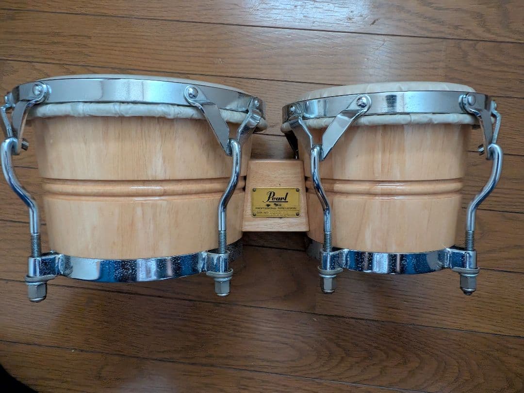 Pearl REMO NUSKYN ボンゴ スタンド付き