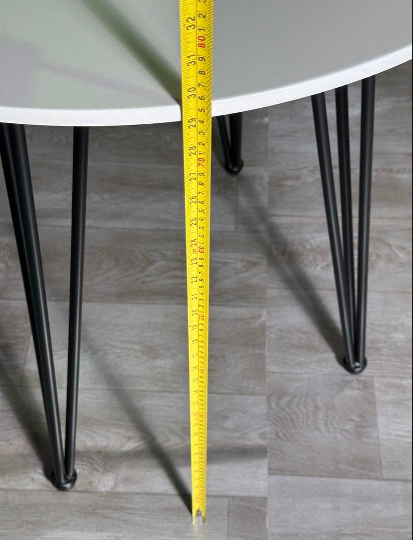 新品 未使用品 送料込み ダイニングテーブル オシャレ 丸テーブル ホワイト