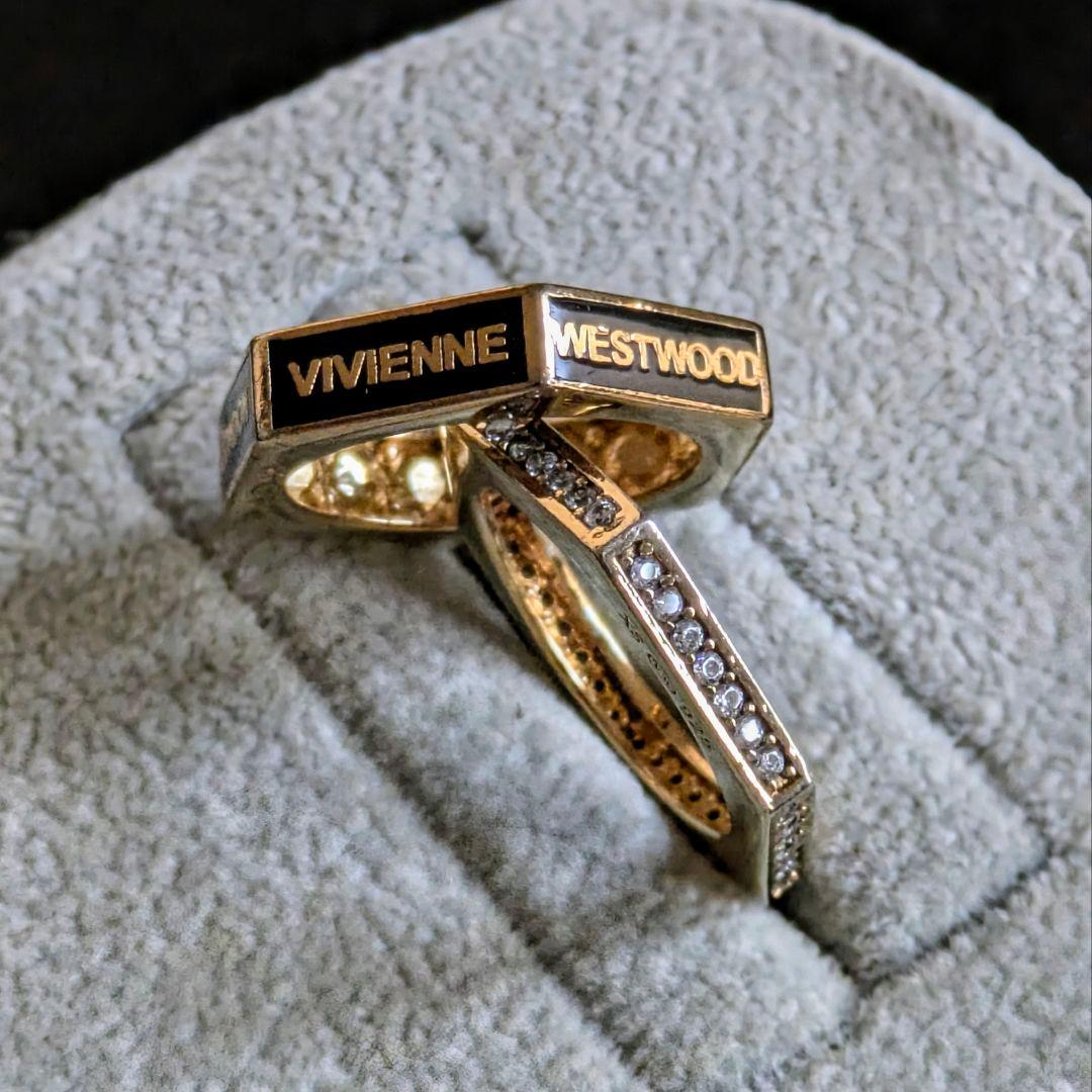 vivienne westwood Alix ring ロゴリング 2点set