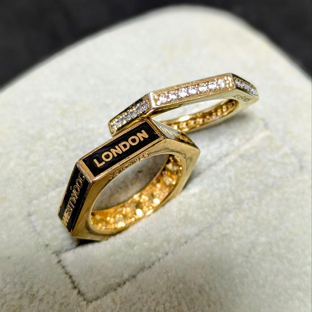 vivienne westwood Alix ring ロゴリング 2点set