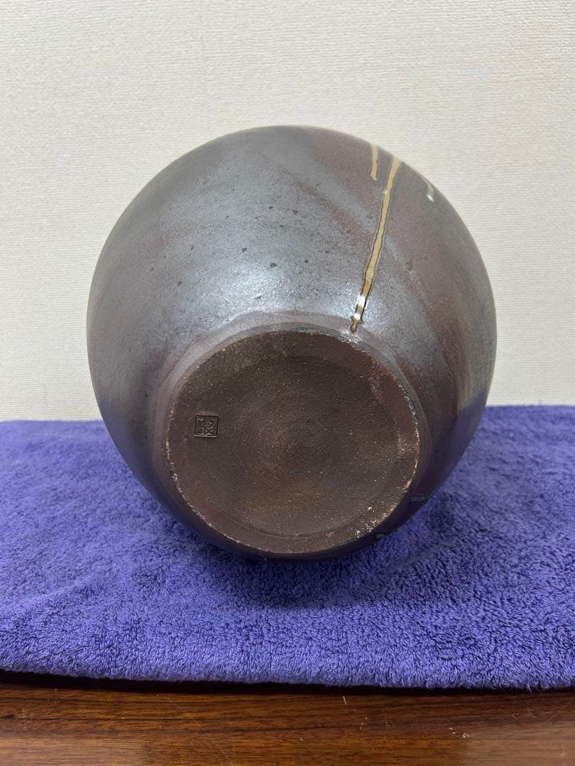 高取焼 壺 大壺