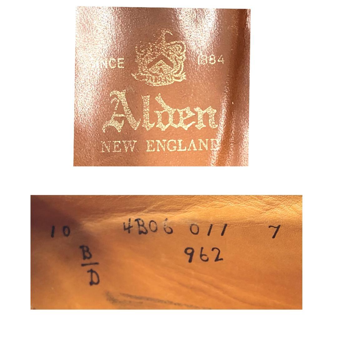 ALDEN オールデン 10 962 Vチップ 外羽根 茶