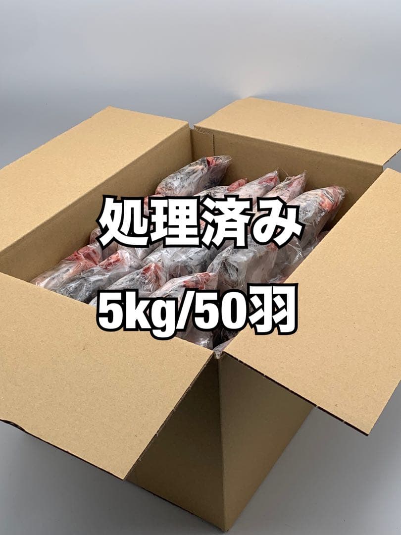 処理済み冷凍うずら（5kg/50羽）【送料込】 - メルカリ
