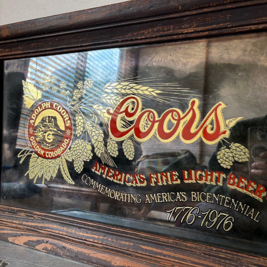 Coors パブミラー アンティーク クアーズ アメリカ ビンテージ 雑貨