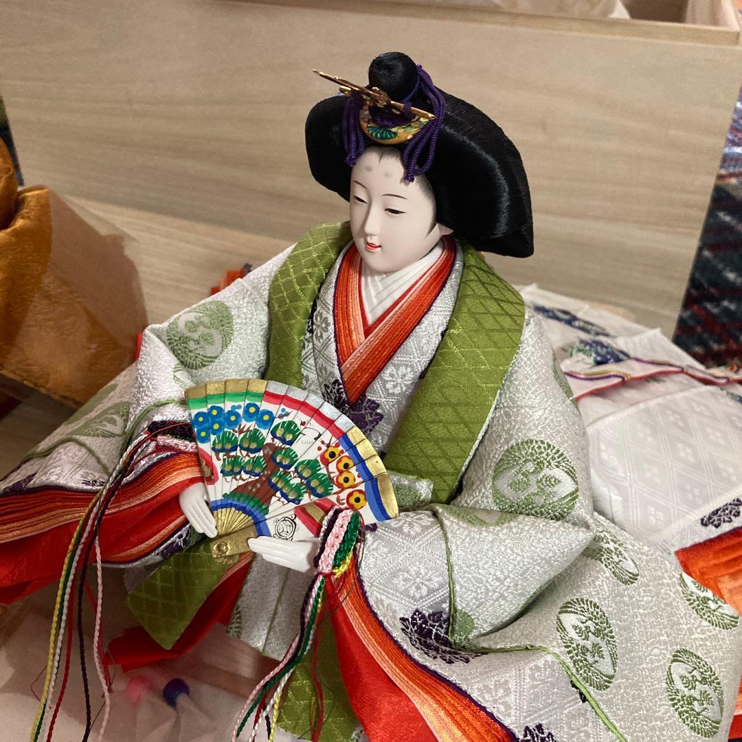 雛人形　親王飾り　新品　未使用　京八番