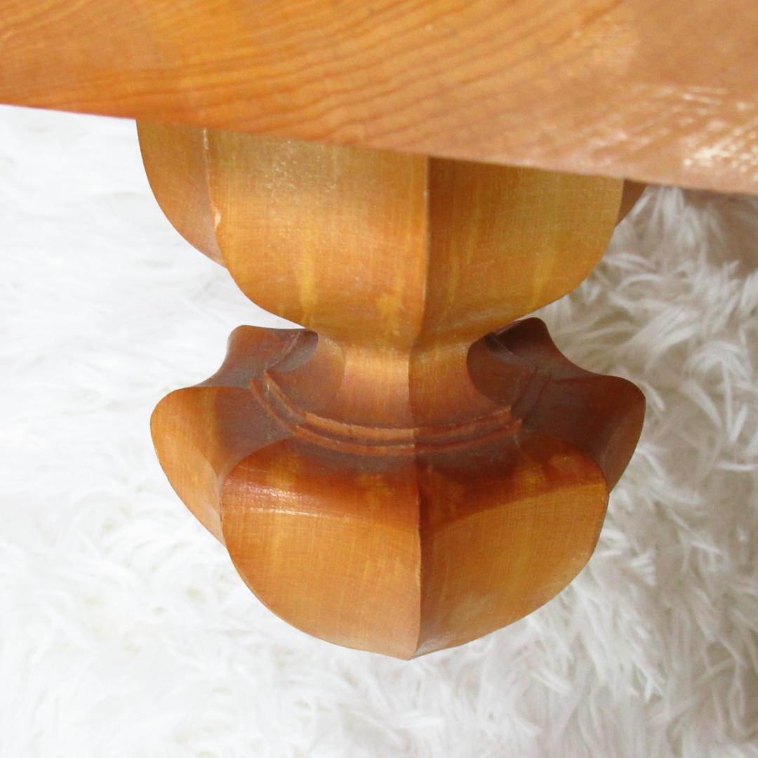 高級囲碁盤 本榧 天地柾目 ヘソ・脚付き 「厚み 約16.5cm」5.5寸