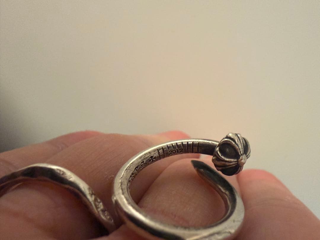 クロムハーツ Chrome Hearts ネイルリング クロスボール