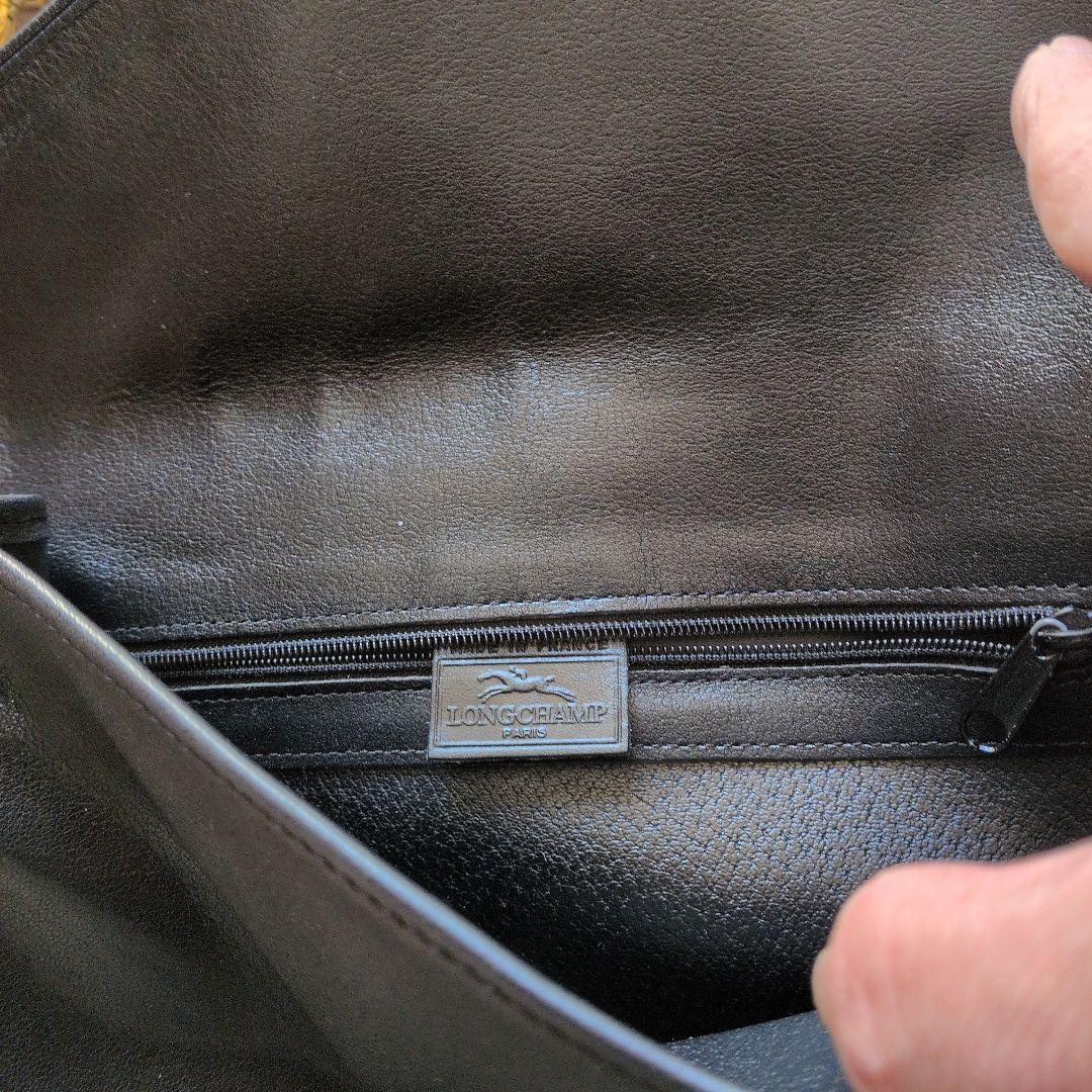 LONGCHAMP 黒 ショルダーバッグ
