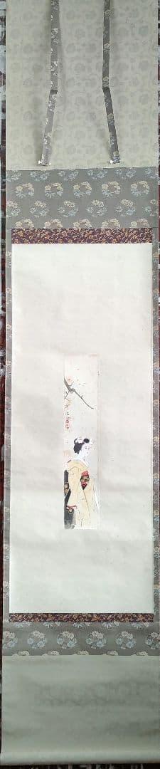 掛軸 『早梅』梶原緋佐子 日本画