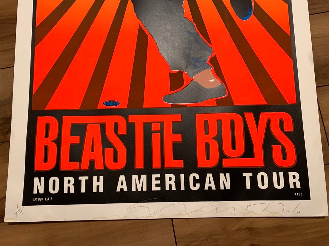 BEASTIE BOYSポスター TAZ シルクスクリーン ビースティボーイズ