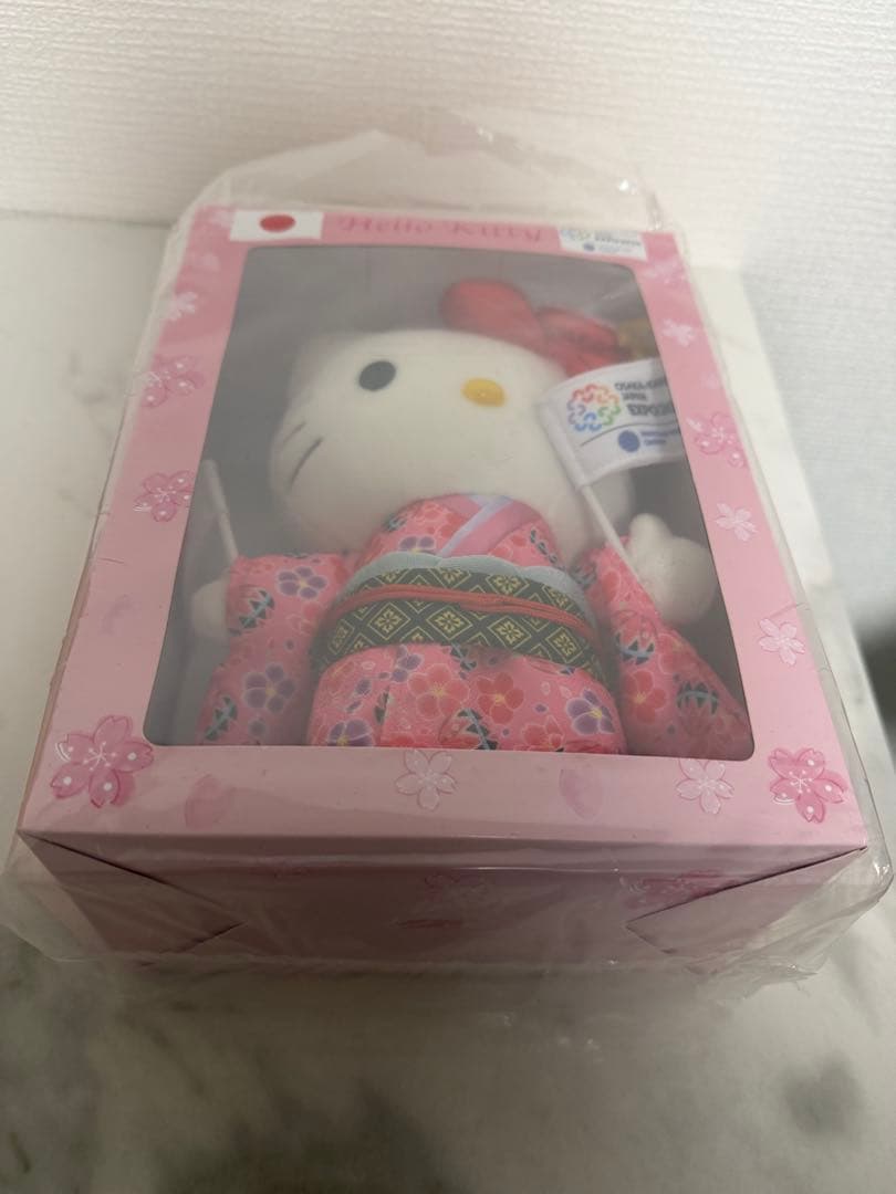 超希少 非売品 キティ 和服 ぬいぐるみ 大阪万博　EXPO 2025 新品