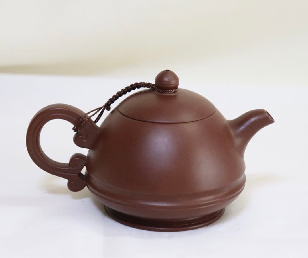 中国　宜興紫砂急須　悠然自得　中国錦徳0105