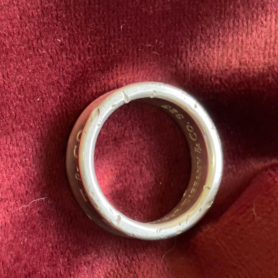 【20】ティファニー　ナローリング　16〜17号　ヴィンテージ