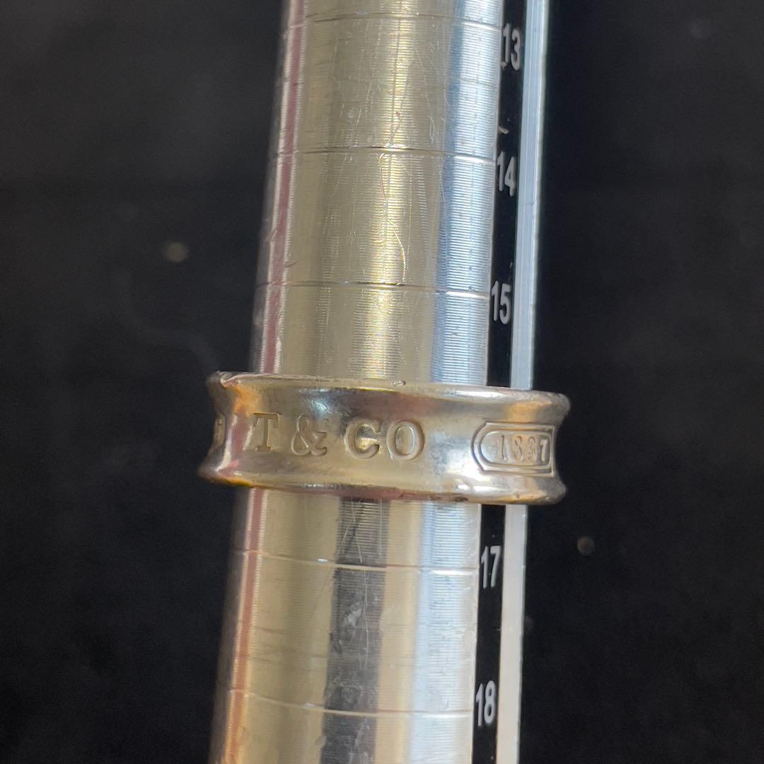 【20】ティファニー　ナローリング　16〜17号　ヴィンテージ