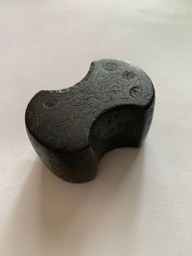 後藤分銅 中古 江戸時代 分銅 後藤分銅 実物 750g a5 : おもしろ博物館