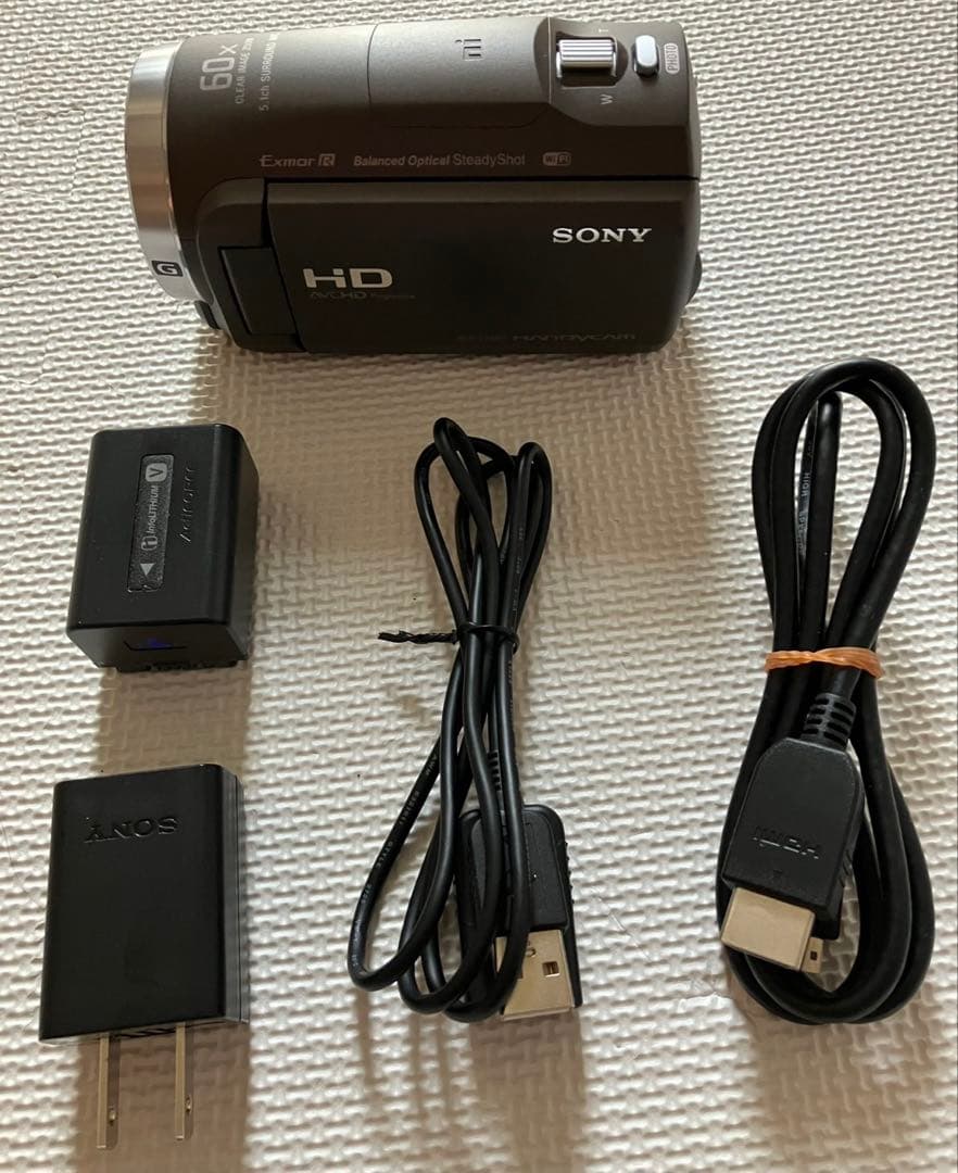SONY HDR-CX680 ビデオカメラ ハンディカム 中古 美品 ケース付き