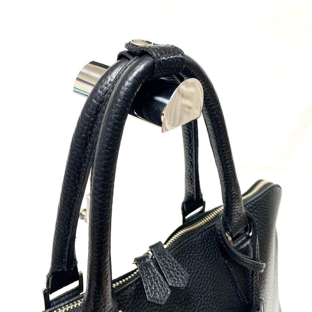 【近年モデル　A4収納可能】ユナイテッドアローズ　レザーラウンドブリーフケース