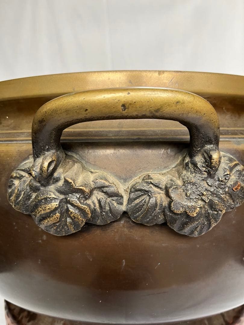 火鉢 真鍮製 レトロ