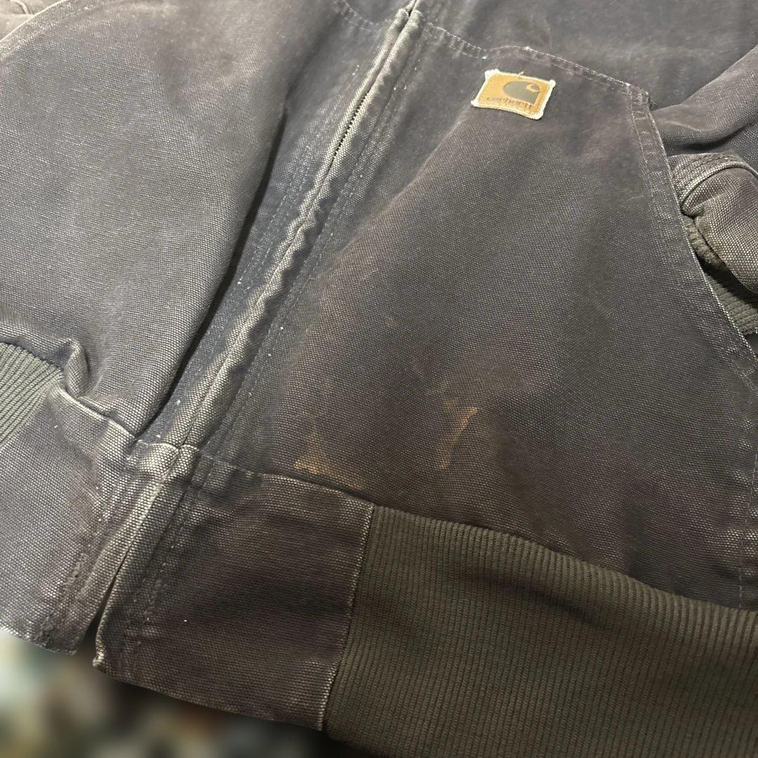 【レア刺繍・お得価格】Carhartt ダークブラウン アクティブジャケットXL