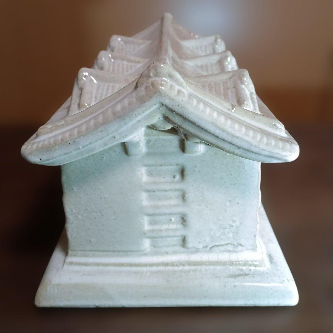 天理教教祖七十年祭記念 　昭和三十一年 　　陶器の建物模型