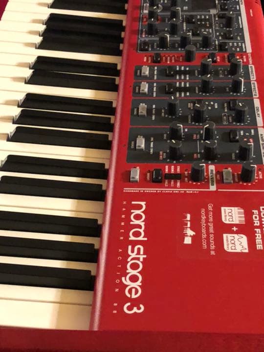Nord Stage 3 88鍵 最新 Nord Stage 3 88鍵シンセサイザー NORD