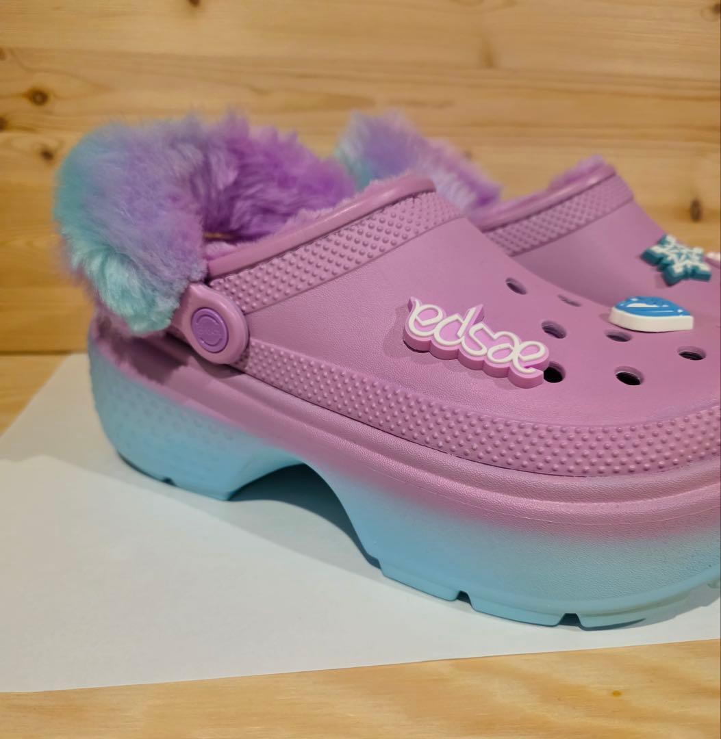 aespa × crocs クロックス コラボ 新品タグ付き 24cm エスパ