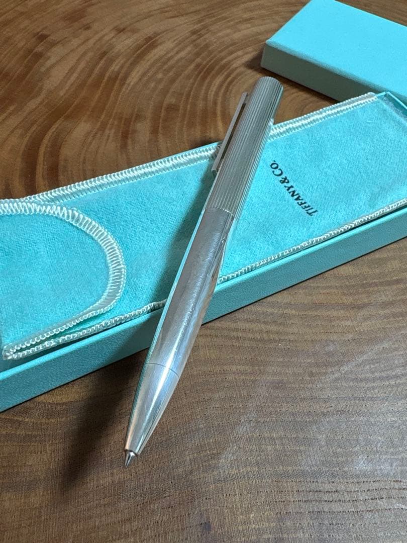 Tiffany & Co. シルバーボールペン 専用ケース付き Tiffany 専用ケース付き
