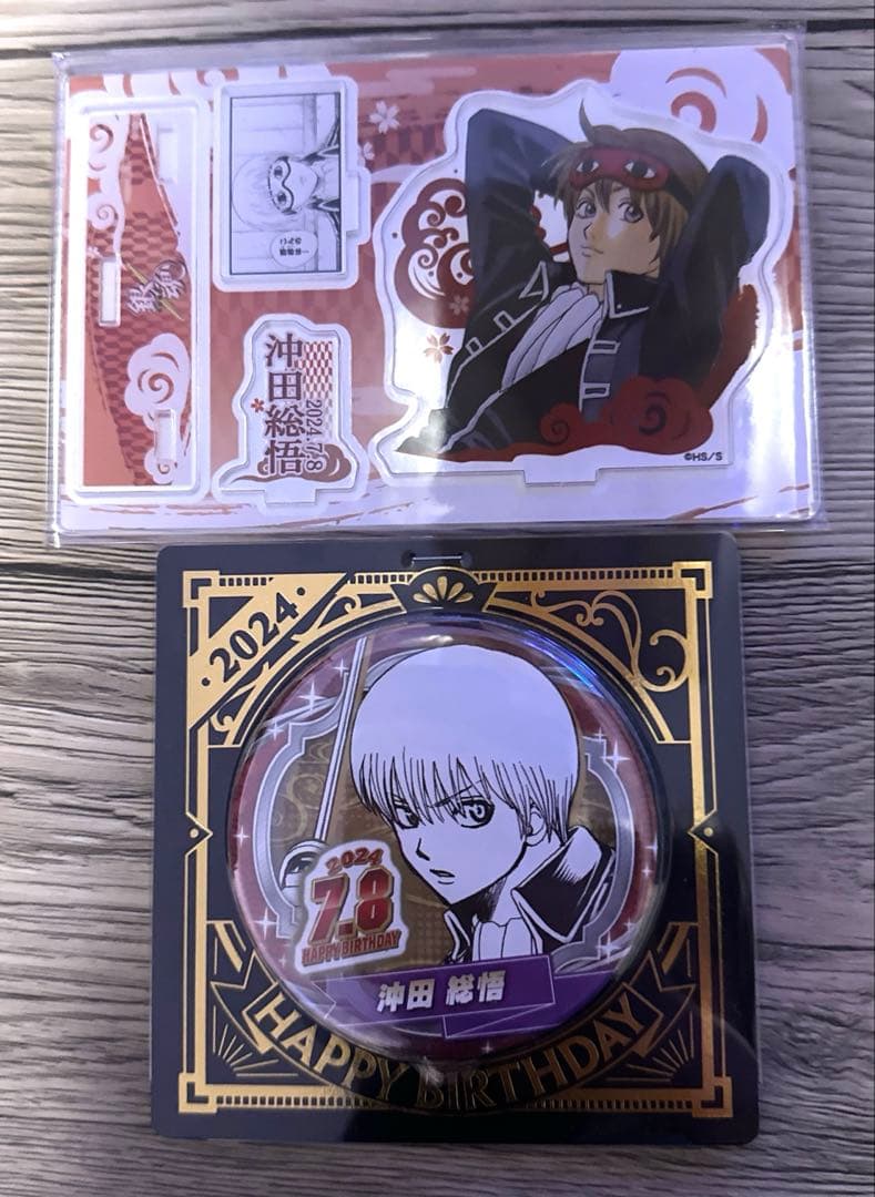 銀魂　バースデイ缶バッジ ジオラマフィギュア 2024年セット