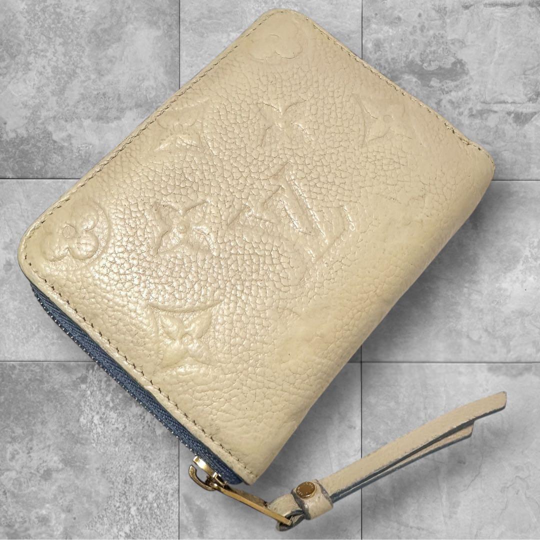 希少美品❣️ LV ルイヴィトン ジッピー ケース モノグラム ブルージーン