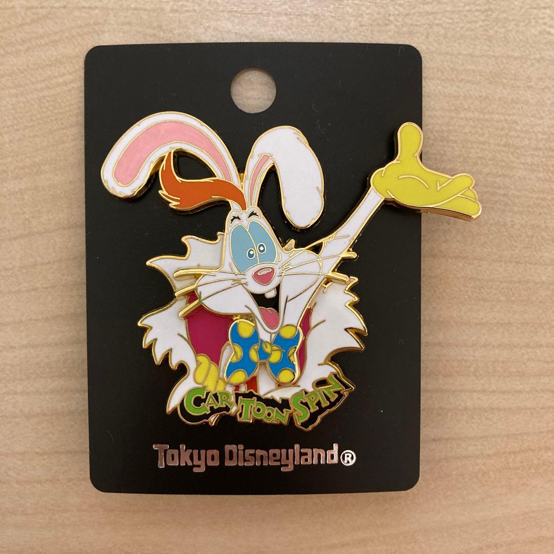 ディズニー ロジャーラビット カートゥーンスピン ピンバッジ 2個