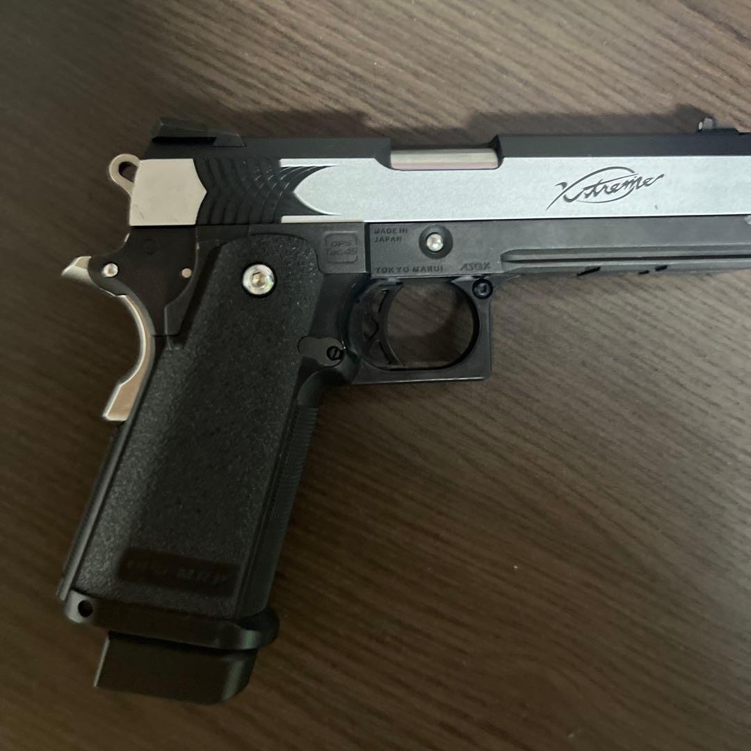 XTREME .45 ガスガン シルバー/ブラック